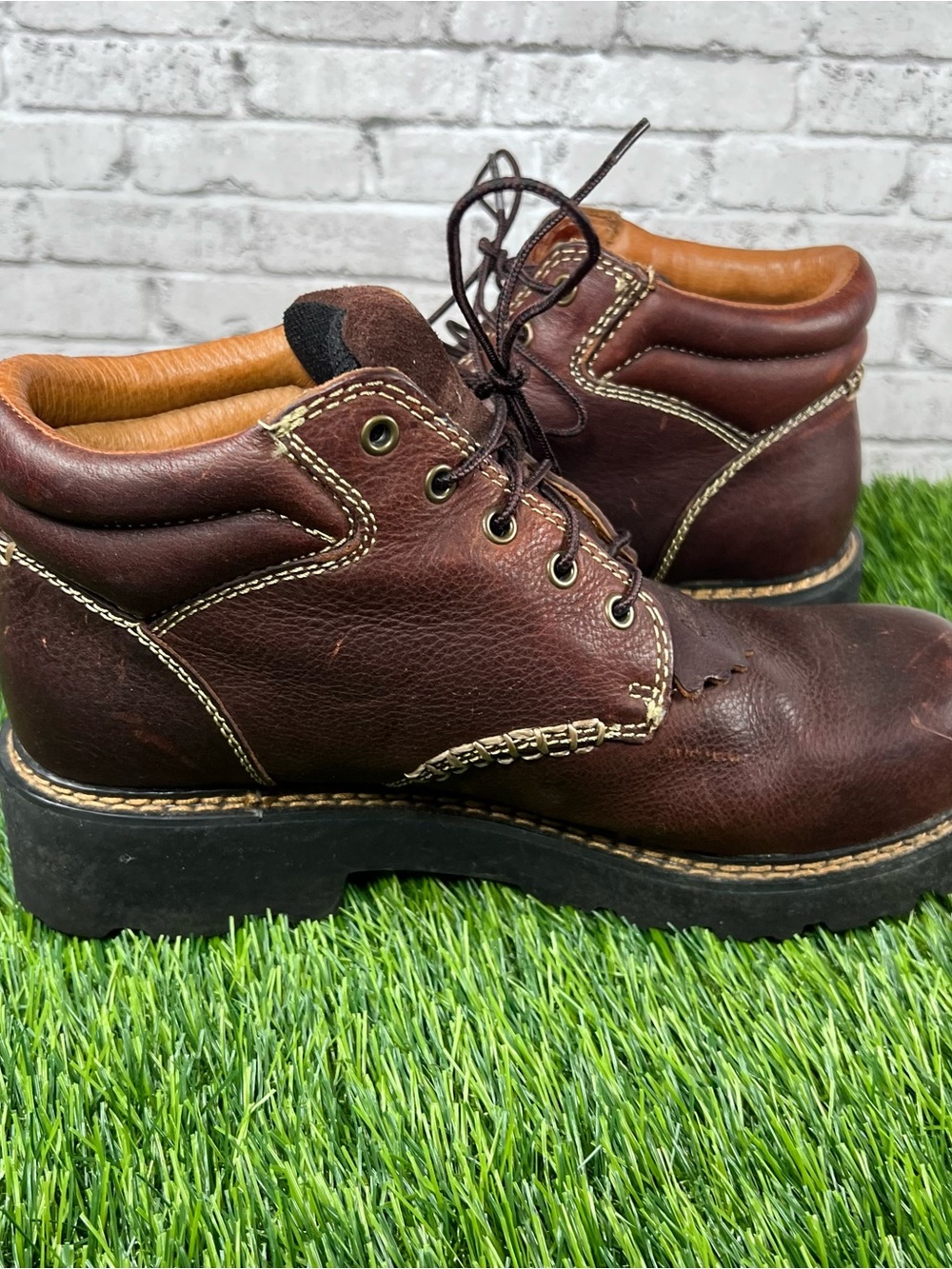 Ariat Canyon Women’s Lace-Up Brown Work Boots 10001254 Size 8.5 B FREE SHIPPING - Picture 5 of 9